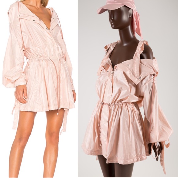 Host Pick! Fenty x PUMA by Rihanna Bow Cuff Parachute Jacket Pink - Picture 1 of 12